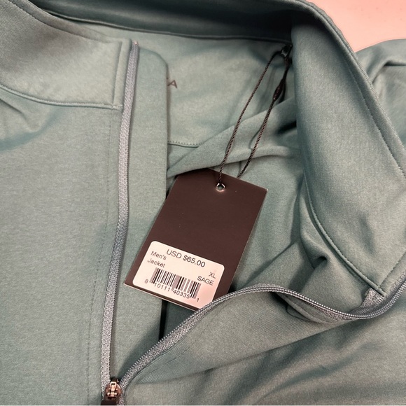 Yatta Golf Men’s Sage Quarter-Zip Pullover Jacket Size XL - Picture 8 of 9